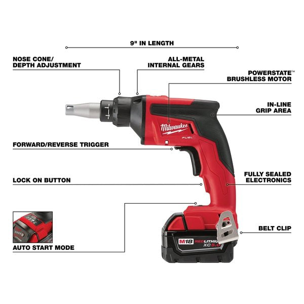 M18 FUEL Drywall Screw Gun Kit