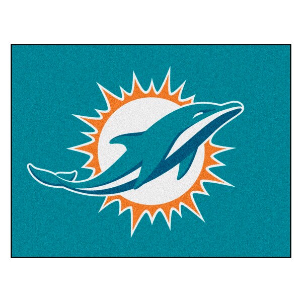 NFL Miami Dolphins Rug 19in. x 30in.