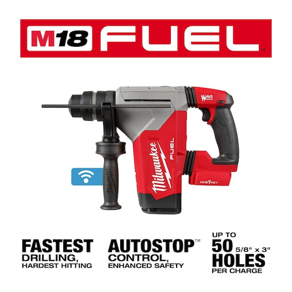 M18 FUEL 1-1/8 in. SDS-Plus Rotary Hammer with ONE-KEY (Tool Only)