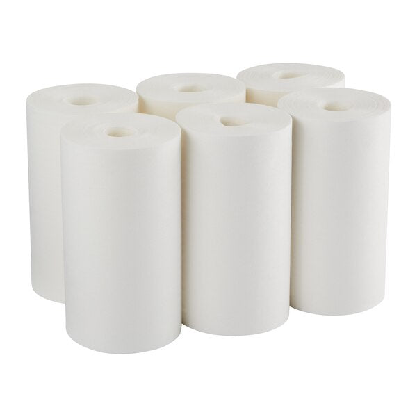 Dry Wipe Roll, White, Paper, 1 PK, 105 Wipes, 10 1/2 in x 14 in