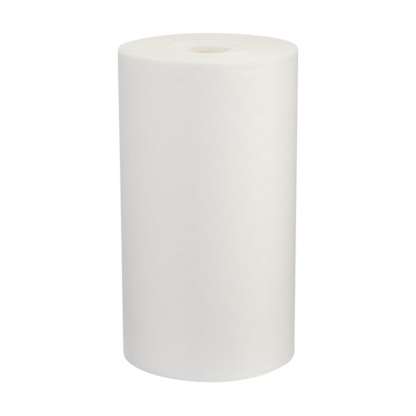 Dry Wipe Roll, White, Paper, 1 PK, 105 Wipes, 10 1/2 in x 14 in