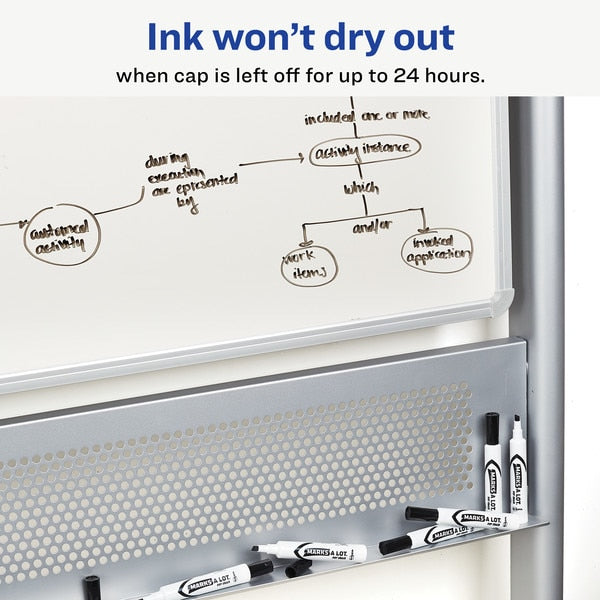 Desk/Pen Style Dry Erase Marker Co, PK24