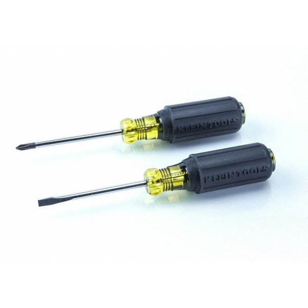 Screwdriver Set, General Purpose, Multi-Application, Ergonomic Grip, Black/Yellow, 8-Piece