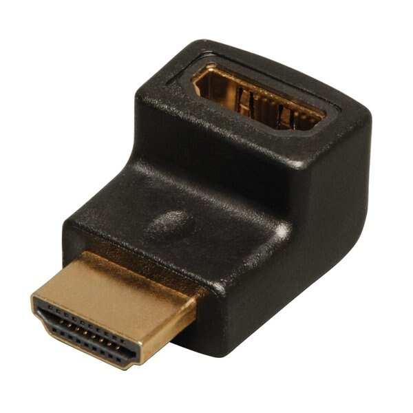 HDMI Right Angle Up Adapter/Coupler, M/F