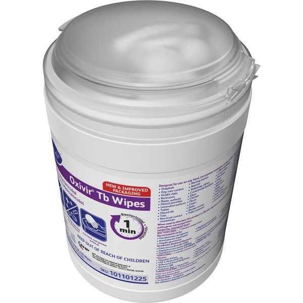 Disinfecting Wipes, White, Canister, Multipurpose, 160 Wipes, 6 in x 7 in, Fresh