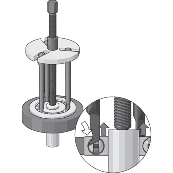 Patented Ball Bearing Set Of Pullers