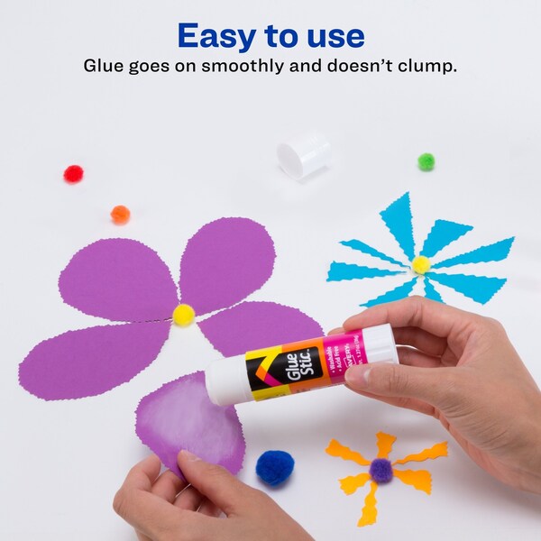 Glue Stic, Washable, Nontoxic, Permanent Adhesive, 1.27 oz.