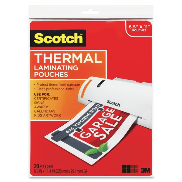 Scotch Thermal Pouches TP385420 Let, PK24