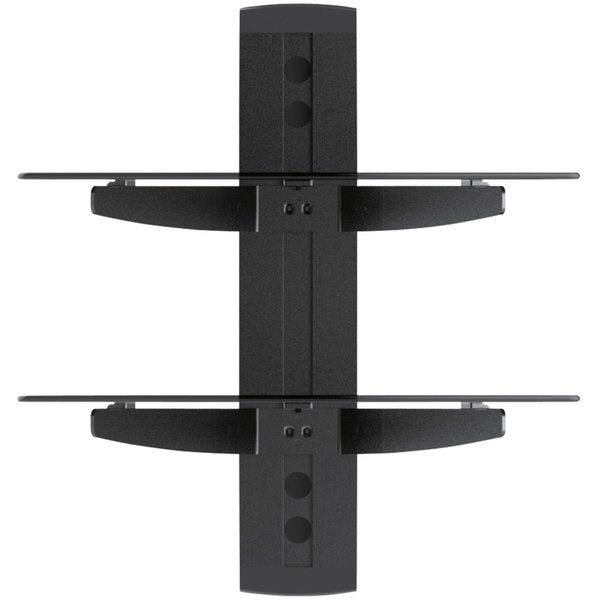 Fixed Wall Mount Equipment Shelf, for use with TV Mounts