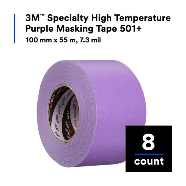 Masking Tape, 96mm W, Rubber Adhesive, PK8