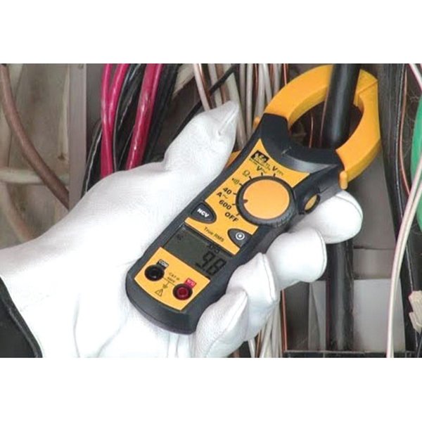 Clamp Meter, LCD, 600 A, 1.5 in (38 mm) Jaw Capacity, Cat III 600V Safety Rating