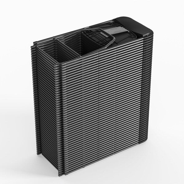 Hercules Series Plastic Folding Chair Black - 2 Pack 650LB Weight Capacity Comfortable Event Chair-Lightweight Folding Chair