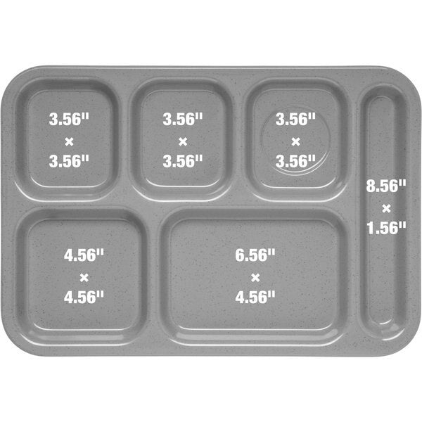 Right-Hand Compartment Tray, Tan, PK24