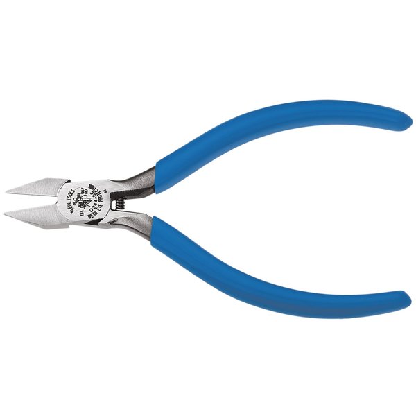 5 1/8 in High Leverage Diagonal Cutting Plier Flush Cut Pointed Nose Uninsulated
