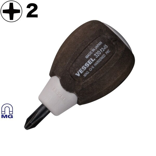 WOOD-COMPO Stubby Screwdriver No.320 +2x
