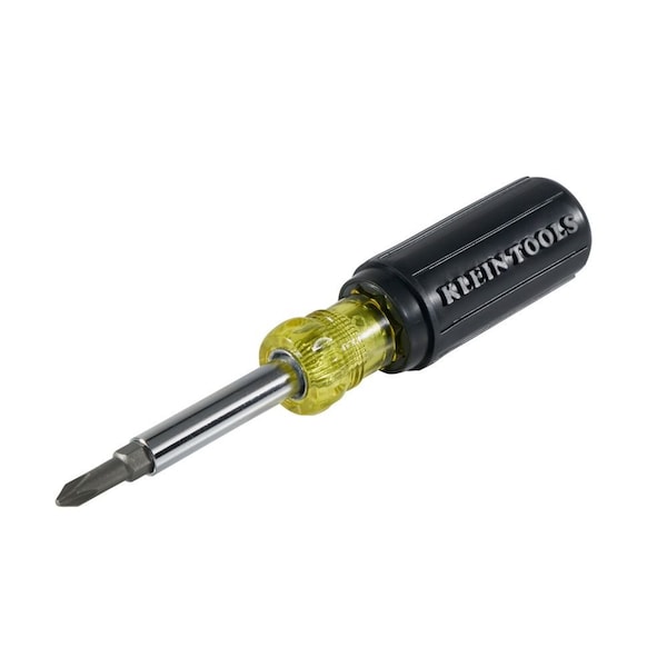 Multi-Bit Screwdriver / Nut Driver, 5-in-1, Phillips, Slotted Bits