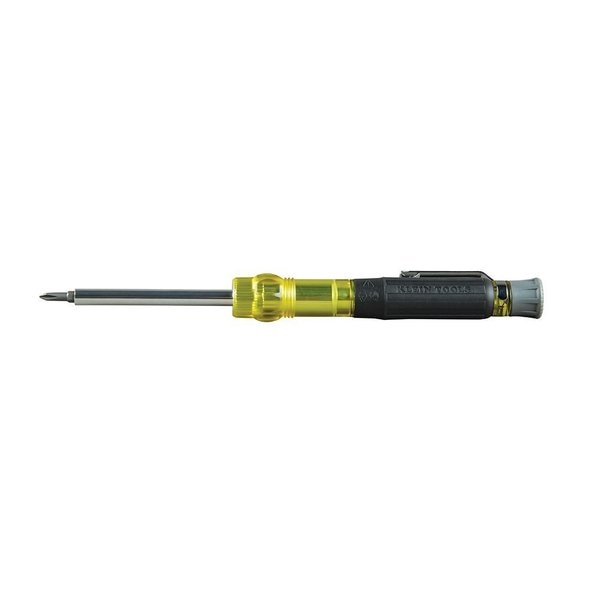 Multi-Bit Electronics Pocket Screwdriver, SAE, 4-In-1 #0, #00, 1/8 in, 3/32 in, 6 1/2 in L