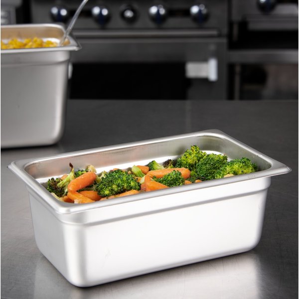 Qtr-Sz Lt Ga. SS Steam Table Pan, 4