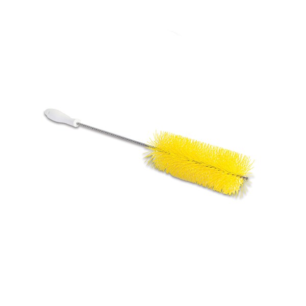 Wire Brush, Yellow, 11 in L Overall