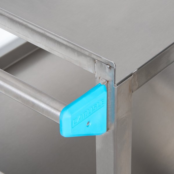 SS Utility Cart, 3 Shelf, 500 lb., 18x27