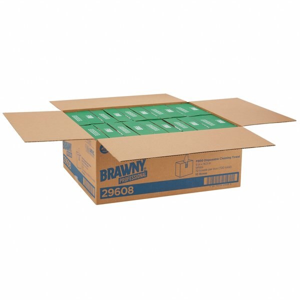 Dry Wipe, F900, Dispenser Box, Flax, 9 in x 16 1/2 in, 72 Sheets, 10 Pack