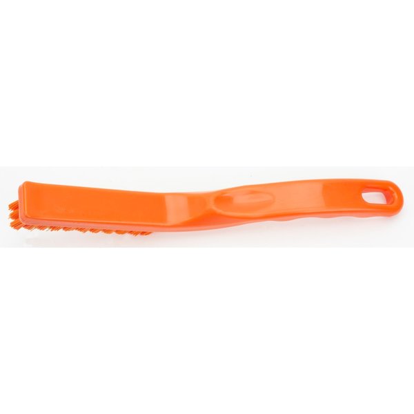 0.88 in W Detail Brush, Orange, Polypropylene
