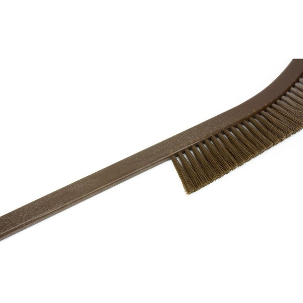 0.5 in W Radiator Style Brush, Brown, Polypropylene