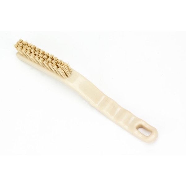 0.88 in W Detail Brush, Tan, Polypropylene
