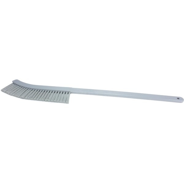 0.5 in W Radiator Style Brush, Gray, Polypropylene