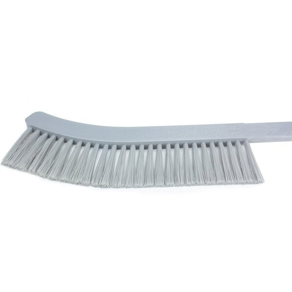 0.5 in W Radiator Style Brush, Gray, Polypropylene