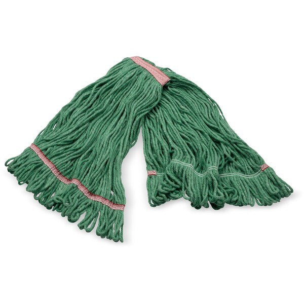 Anti-Microbial Mop, Looped-End, Green, 369325M09