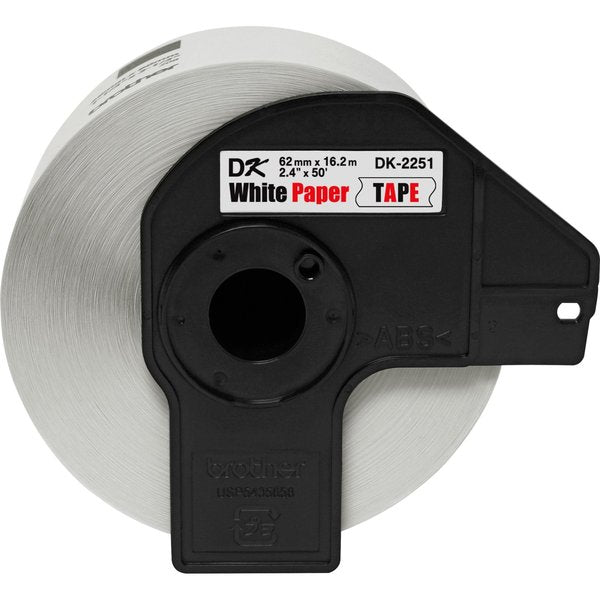 Label Tape Cartridge, 50 ft. L, 2-13/32