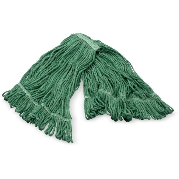 Anti-Microbial Mop, Looped-End, Green, 369320M09