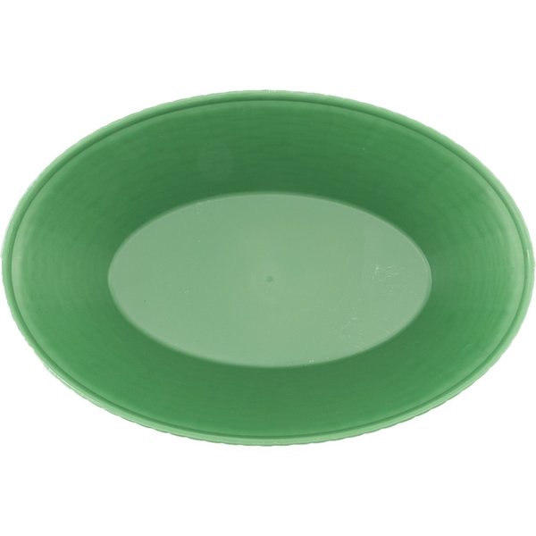 Oval Basket, 1.1 qt., Green, PK12