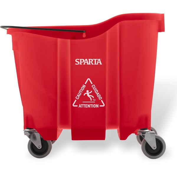 Mop Bucket Only, 35qt, Red