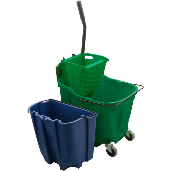 Mop Bucket Combo, 35qt, Side Press Wring