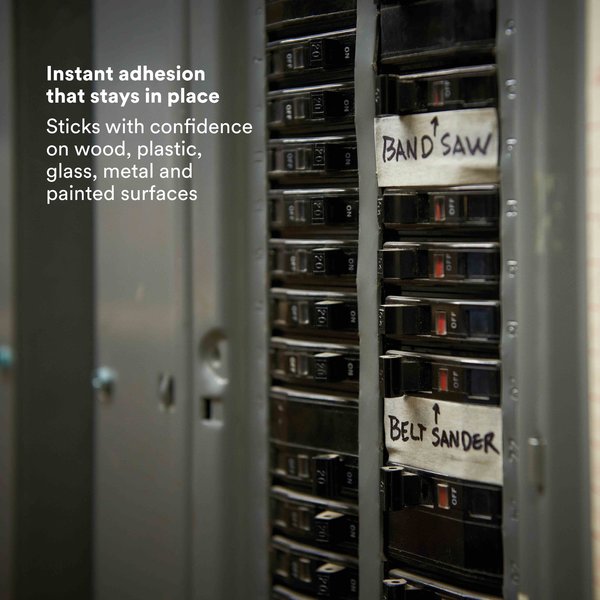 Masking Tape, Tan, Rubber, 3-25/32