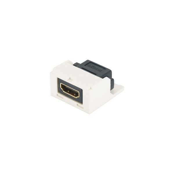 HDMI Coupler Module, Mini-Com, Off White