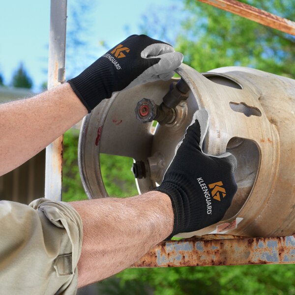 Polyurethane Coated Gloves, Palm Coverage, Gray, S, PR