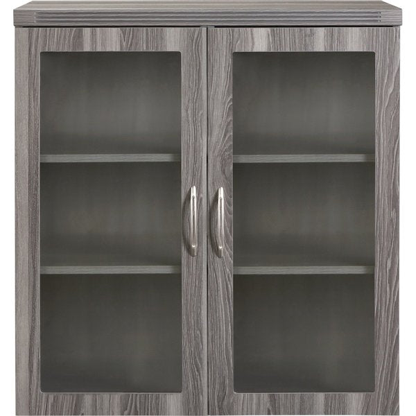 Glass Display Cabinet, Aberdeen, Gray Stl