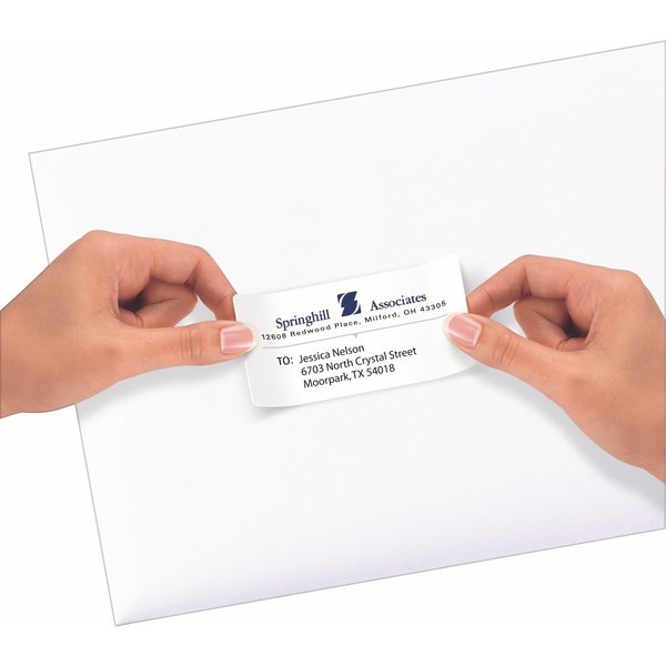 AveryÂ® Repositionable Shipping Labels for Laser Printers 55163, 2