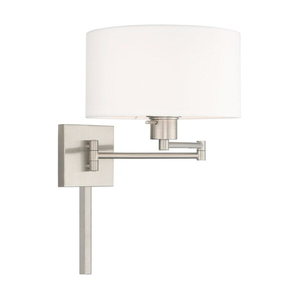 Swing Arm Wall Lamps 1 Light Brushed Nic