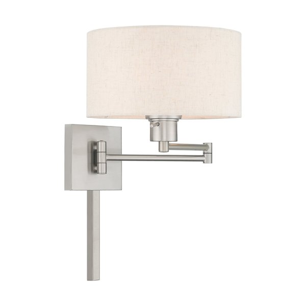 Swing Arm Wall Lamps 1 Light Brushed Nic