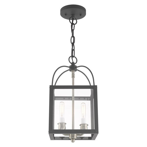 Milford 2 Light Scandinavian Gray Convertible Pendant/Ceiling Mount