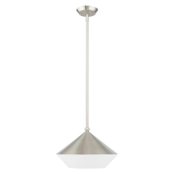 Stockholm 1 Light Brushed Nickel Mini Pe