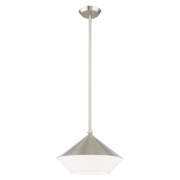 Stockholm 1 Light Brushed Nickel Mini Pe