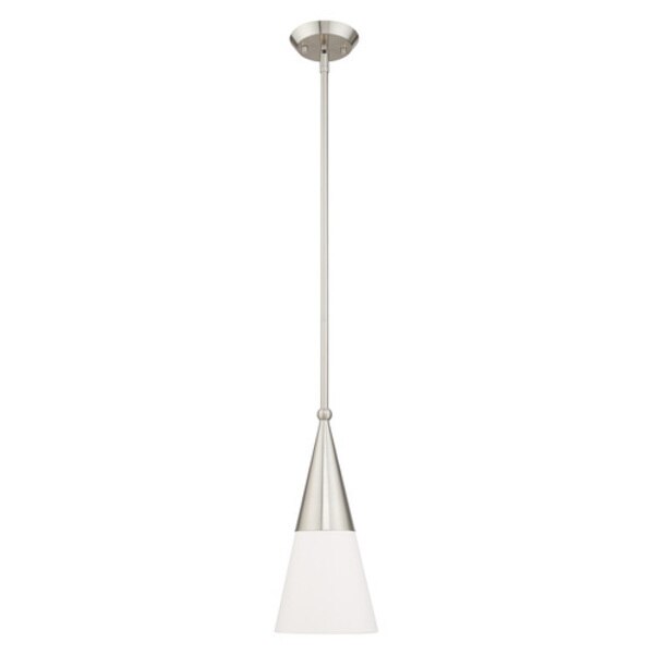 Stockholm 1 Light Brushed Nickel Mini Pe