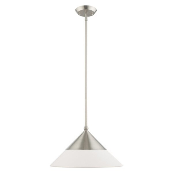 Stockholm 1 Light Brushed Nickel Mini Pe