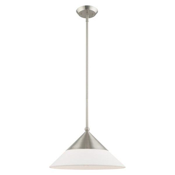 Stockholm 1 Light Brushed Nickel Mini Pe