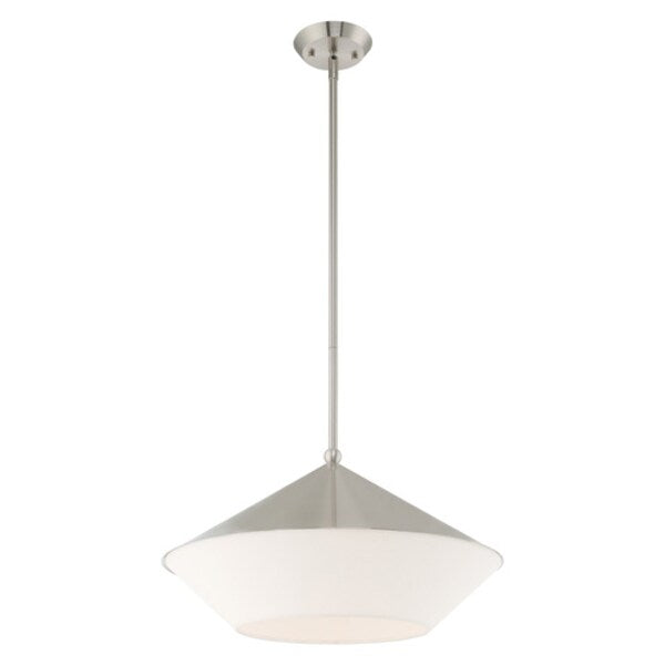 Stockholm 1 Light Brushed Nickel Pendant